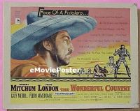 #534 WONDERFUL COUNTRY B-1/2sh '59 Mitchum 