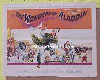 #018 WONDERS OF ALADDIN 1/2sh '61 O'Connor 