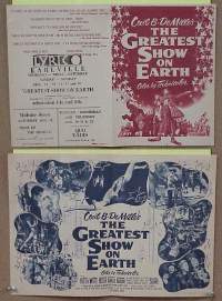 J087 GREATEST SHOW ON EARTH herald '52 Heston