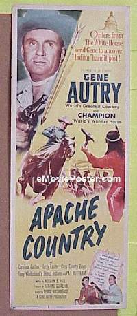 #109 APACHE COUNTRY in '52 Autry, Cotton 