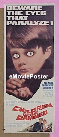 #213 CHILDREN OF THE DAMNED insert '63 Hendry 