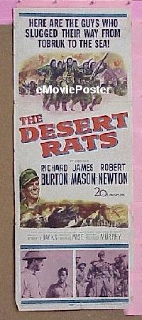 #075 THE DESERT RATS insert '53 Burton, Mason 