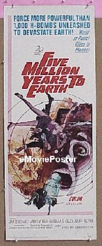 #215 5 MILLION YEARS TO EARTH insert '67 