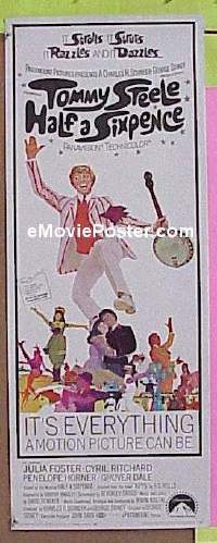 #027 HALF A SIXPENCE insert '68 Tommy Steele 