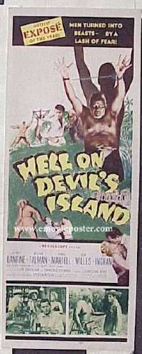 HELL ON DEVIL'S ISLAND insert