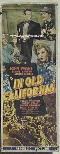 IN OLD CALIFORNIA ('42) insert