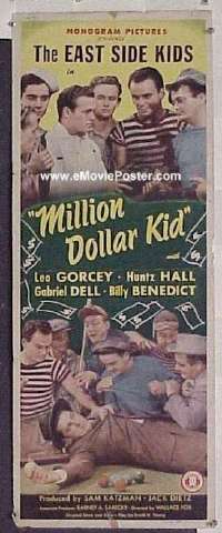 MILLION DOLLAR KID insert