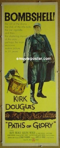 #6601 PATHS OF GLORY insert '58 Kubrick 