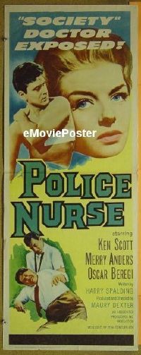 #301 POLICE NURSE insert '63 Merry Anders 