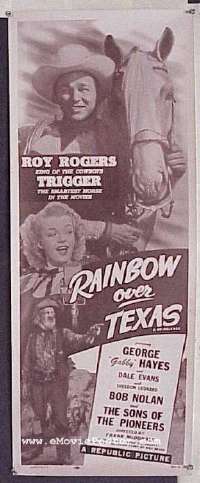 RAINBOW OVER TEXAS R54 insert