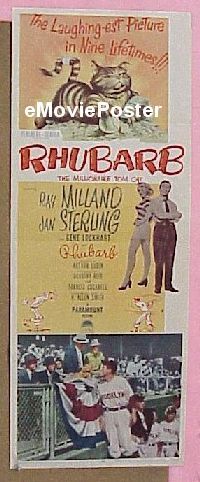 #109 RHUBARB insert '51 Milland, Sterling 