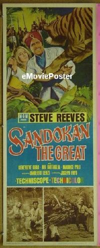 #326 SANDOKAN THE GREAT insert '65 S. Reeves 