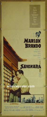 #331 SAYONARA insert '57 Brando, Owens,Button 