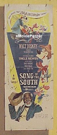 #132 SONG OF THE SOUTH insert R56 Walt Disney 