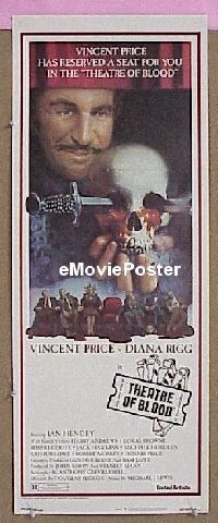 #224 THEATRE OF BLOOD insert '73 Price, Rigg 