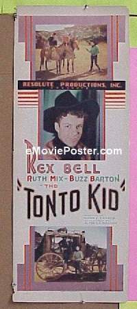 #058 TONTO KID insert '34 Rex Bell 