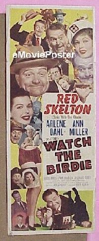 #611 WATCH THE BIRDIE insert '50 Red Skelton 