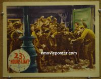 #1381 23 1/2 HOURS LEAVE lobby card '37 James Ellison