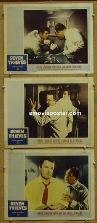 #5830 7 THIEVES 3 LCs '59 Robinson, Steiger 