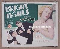 #131 BRIGHT LIGHTS TC '30 Mackaill, Beery 