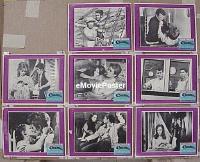 m165 CHUBASCO complete set of 8 lobby cards '68 Chris Jones, Susan Strasberg