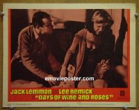 #1626 DAYS OF WINE & ROSES lobby card #5 '63 Lemmon