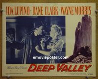 #1629 DEEP VALLEY lobby card #4 '47 Ida Lupino, crime