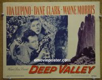 #1630 DEEP VALLEY lobby card #7 '47 Ida Lupino, crime