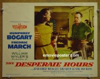 #1637 DESPERATE HOURS lobby card #2 '55 Bogart