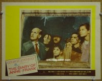 #1646 DIARY OF ANNE FRANK lobby card #7 '59 Perkins