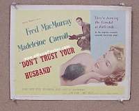 DON'T TRUST YOUR HUSBAND TC '48 MacMurray 