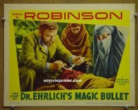 #1658 DR EHRLICH'S MAGIC BULLET lobby card R40s Robinson