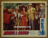 #1662 DRUMS OF THE CONGO lobby card R40s Ona Munson