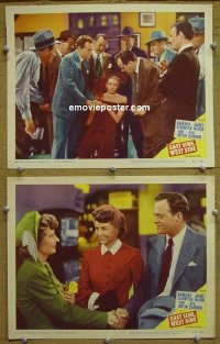 #7531 EAST SIDE WEST SIDE 2 LCs '50 Stanwyck 