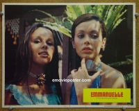 #1672 EMMANUELLE lobby card #3 '75 Sylvia Kristel,sex!