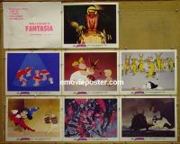 #1120 FANTASIA 7 lobby card #w/envelope R77 Mickey Mouse