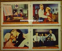 #1173 FBI STORY 4 lobby cards '59 James Stewart, Miles