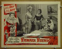 #1688 FEMALE FIENDS lobby card '59 very bad girls!