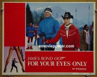 #1704 FOR YOUR EYES ONLY lobby card #1 '81 Moore