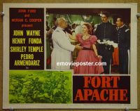 #1711 FORT APACHE lobby card #4 '48 Shirley Temple