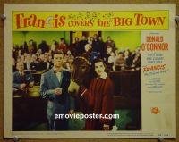 #1714 FRANCIS COVERS THE BIG TOWN lobby card #3 53