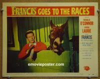 #1715 FRANCIS GOES TO THE RACES lobby card #3 '51