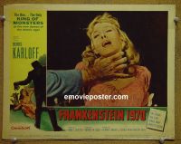 #1717 FRANKENSTEIN 1970 lobby card #2 '58 cool image!