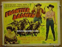 #9153 FRONTIER BADMEN Title Lobby Card R48 Lon Chaney Jr