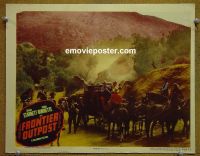 #1731 FRONTIER OUTPOST lobby card #8 '49 Starrett