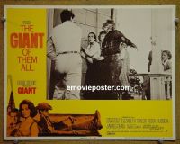 #1742 GIANT lobby card #3 R70 James Dean, Liz Taylor