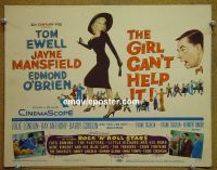 #9164 GIRL CAN'T HELP IT Title Lobby Card '56 Mansfield