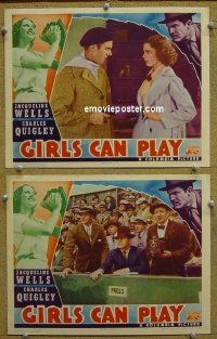 #5633 GIRLS CAN PLAY 2 LCs '37 baseball! 