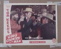 #1755 GOD'S COUNTRY & THE MAN  lobby card '37