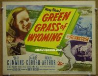 #9172 GREEN GRASS OF WYOMING Title Lobby Card '48 Cummins